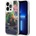 GUESS Кейс Guess GUHCP14XLFLSB за iPhone 14 Pro Max 6.7", син / син, твърд, Flower Liquid Glitter (3666339066116)