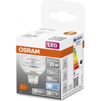 Osram LED STAR GU5,3 3,8W/840 12V MR16 35W studená