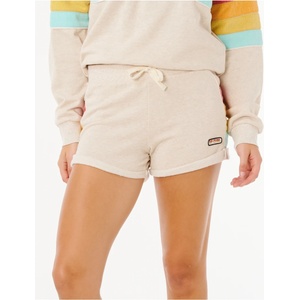 Rip Curl Дамски къси панталони Rip Curl Women's Surf Revival Fleece Short Shorts - Oatmeal - размер XXL (112-4096-0217)