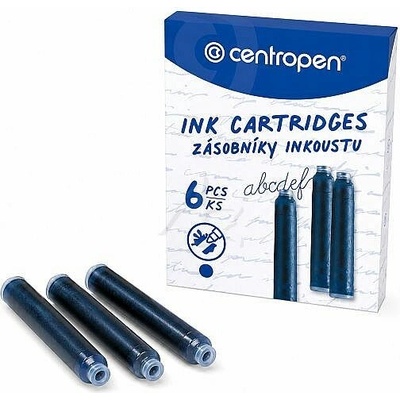 Centropen inkoustový zásobník 0019 6 ks
