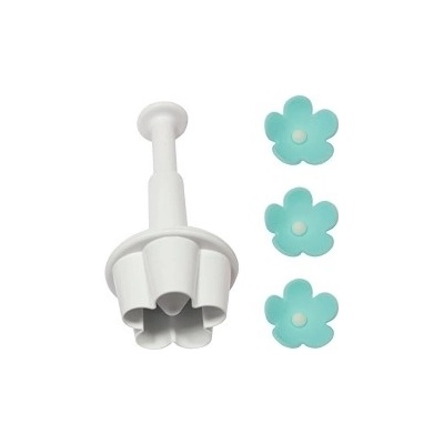 Vykrajovátko s pístem - Květina kulatá / 10 mm (medium)