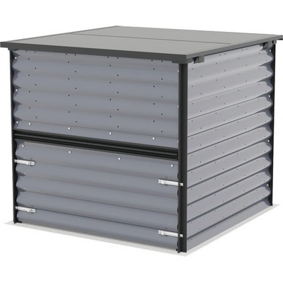 Vitavia Tami plechový 99 x 99 x 87 cm sivý