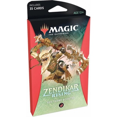 Wizards of the Coast Magic the Gathering Zendikar Rising Theme Booster Red