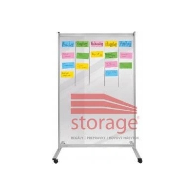 ECONOMY Predeľovacia tabuľa 150 x 120 cm transparentná Legamaster