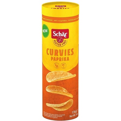 Schär Curvies Paprika řupavé chipsy bez lepku 170 g