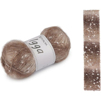 Pletací příze Igga 100 g Varianta: 7 (003) hnědá světlá, Balení: 1 ks 60671/156960/282204