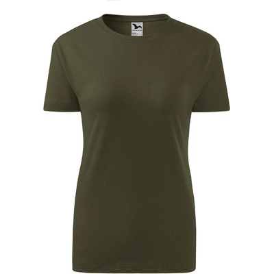 MALFINI Malfini classic new 133 / Дамска тениска - военна xxl (1336917)