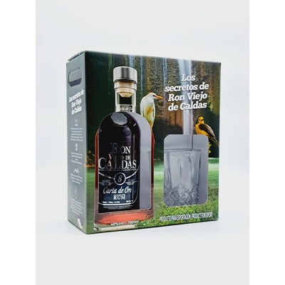 Caldas de Viejo 8y Carta de Oro 40% 0,7 l (dárkové balení 1 sklenice)