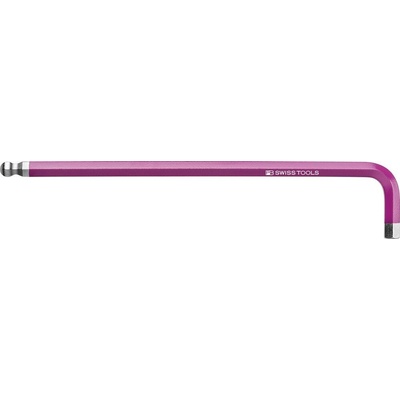 Swiss Tools Zástrčný klíč Rainbow 8 mm kulová hlava dlouhý fialová EDE59570080