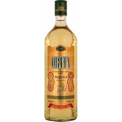 Orita Gold 38% 0,7 l (čistá fľaša)