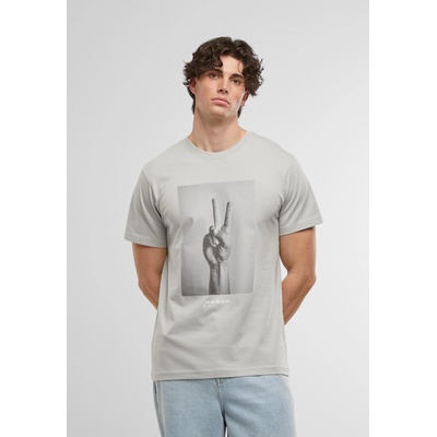 Mister Tee Тениска Peace Sign Tee lightasphalt XXLUB-MT1501-02946 - Тъмносив, размер XS