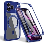 Techsuit Калъф за iPhone 17 Pro Max - Techsuit - ColorVerse 360 MagSafe Series + Screen Protector - Син