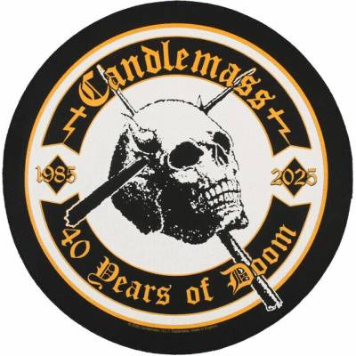 velká nášivka CANDLEMASS - 40 YEARS OF DOOM - RAZAMATAZ - BP1315