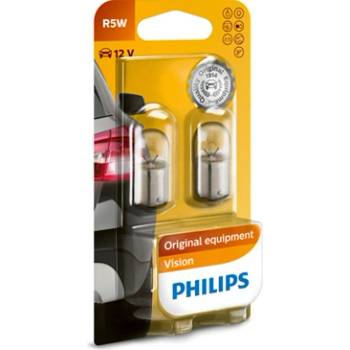 Image 1 of Philips Крушка, мигач PHILIPS R5W, 12V, 5W, 50lm, 2 бр