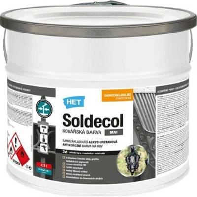 Het Soldecol Kovářská Barva 2,5L kovově šedá 1999 antracit
