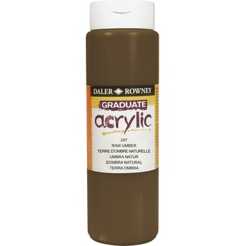 Daler-Rowney Graduate АКРИЛНА боя Raw Umber 500 ml 1 бр (123500247)
