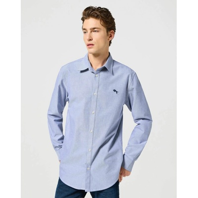 Wrangler pánska košeľa dlhý rukáv 112350481 Oxford blue