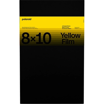 Polaroid DuoChrome film for 8x10 Black & yellow edition