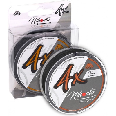 MIKADO šňůra NIHONTO FINE BRAID ORANGE 150m 0,16mm 12,5kg