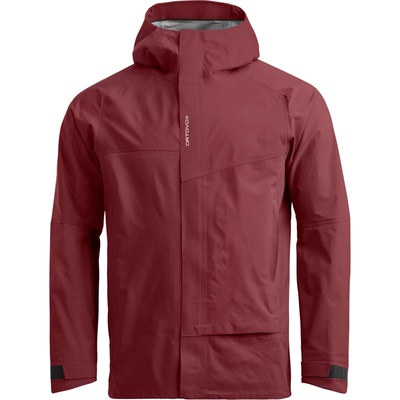 Ortovox Мъжко водоустойчиво яке Ortovox Seceda 3L Jacket Waterproof jacket - Red Malbec (002-3537-0412)