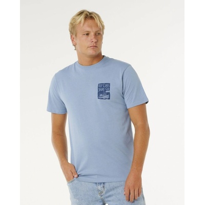 Rip Curl KEEP ON TRUCKING SS TEE Faded Denim