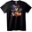 NOONEBRAND Тениска с хелоуински скелет на мече - 2XL, Black