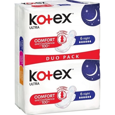 Kotex UT Night double 12 ks