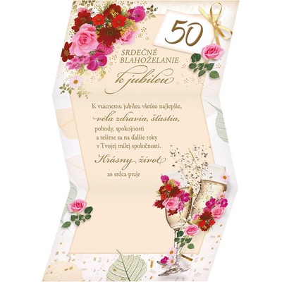 ARGUS Blahoželanie k 50. narodeninám 15-7077/50