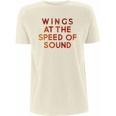 Paul McCartney tričko Wings at The Speed of Sound Natural