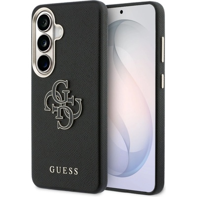 GUESS Гръб Guess за Samsung Galaxy S26 Plus, PU, 4G Resin, Metal Logo - Черен