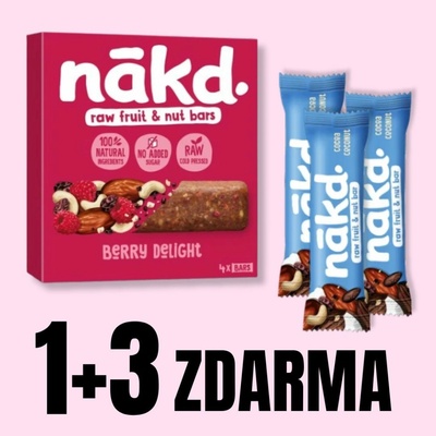 Nakd Berry Delight 4 x 35 g – Zboží Dáma