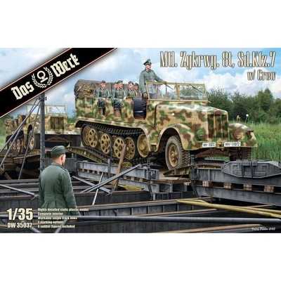 Das Werk Polopásový tahač Sd.Kfz.7 - mtl. Zgkrwg. 8t w/Crew 1:35