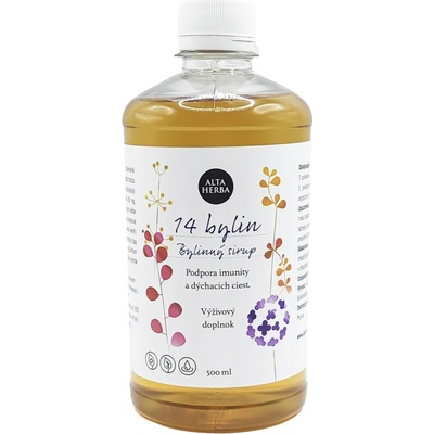 Alta Herba Sirup zo 14 bylín 500 ml