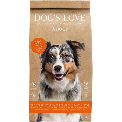 Dog's Love hovězí maso 2 x 12 kg