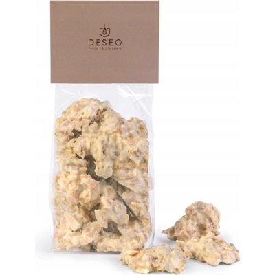 Deseo biela čokoláda s mandlami a kokosom clusters 140 g