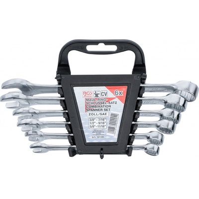 BGS technic Sada očkoplochých klíčů palcové velikosti 3/8" - 11/16" 6dílná BGS 32100