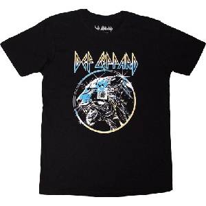 Def Leppard Metal Leopard Black S Риза (DEFLTS72MB01)