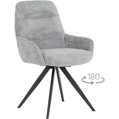 Carmen Трапезен стол ascot - сив b 90