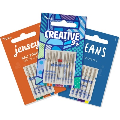 Texi set jehel Schmetz 130/705 H (universal creative, stretch, jeans)