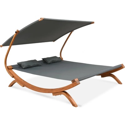 Garden Point Двуместен градински шезлонг Fiji Garden Point сив (GAP493)