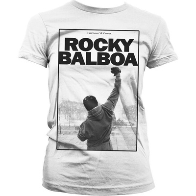 Dámské tričko Rocky Balboa bílé