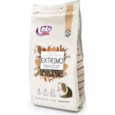 Lolo Pets Premium пълноценна храна за морско свинче 750гр (lo - 70137)
