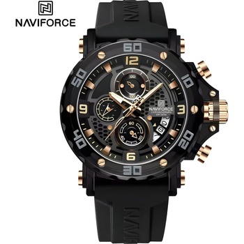 Naviforce Часовници naviforce mr-38581 - Черен / Златен / Тип2 kp38581 (mr-38581)