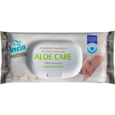 Dada Extra Care Aloe Care bavlněné ubrousky 64 ks