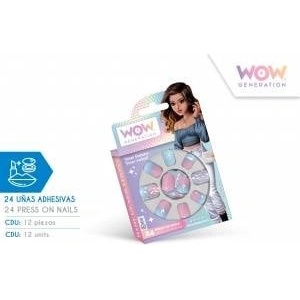 Wow Generation set 24 adhesive nails