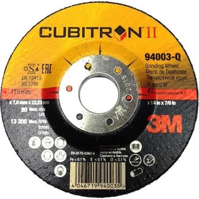 3M Cubitron II Kotúč brúsny 115 x 7,0 mm 7100074406