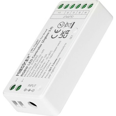 KPLED, Zigbee přijímač pro RGBW LED pásky, 12-24VDC, 12A, Zigbee 3.0, Hue, Echo, FUT038Z, Mi-light