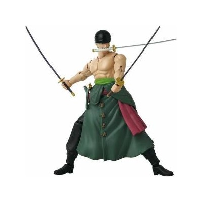 One Piece Съчленена Фигура One Piece Anime Heroes: Zoro Style 3 Swords 17 cm