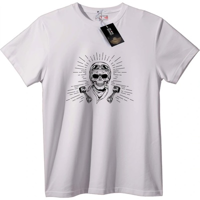 NOONEBRAND Тениска Skull с Лула - M, Black
