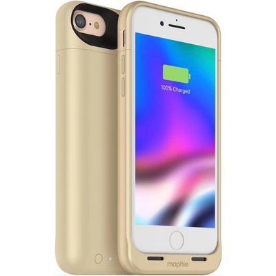 mophie Juice Pack Air & Charging Base Bundle - удароустойчив кейс с вградена батерия 2525mAh с безжично зареждане и пад за безжично зареждане за iPhone SE (2020), iPhone 8, iPhone
